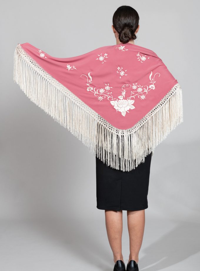 mantón antiguo flamenca